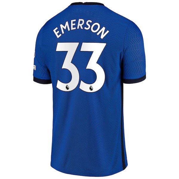 Maillot Football Chelsea NO.33 Emerson Domicile 2020-21 Bleu